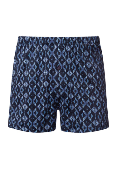 Cotton Sporty Cotton Boxers | Blue Diamonds 73506-3023